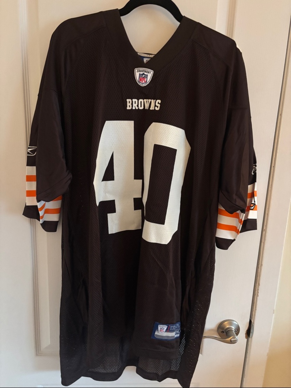 Reebok NFL Equipment "On Field" Peyton Hillis Cleveland Browns Jersey
